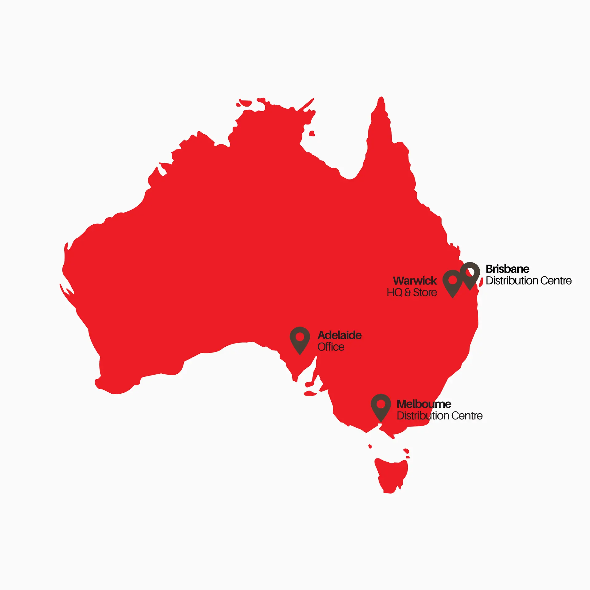 Tradeline Locations Map